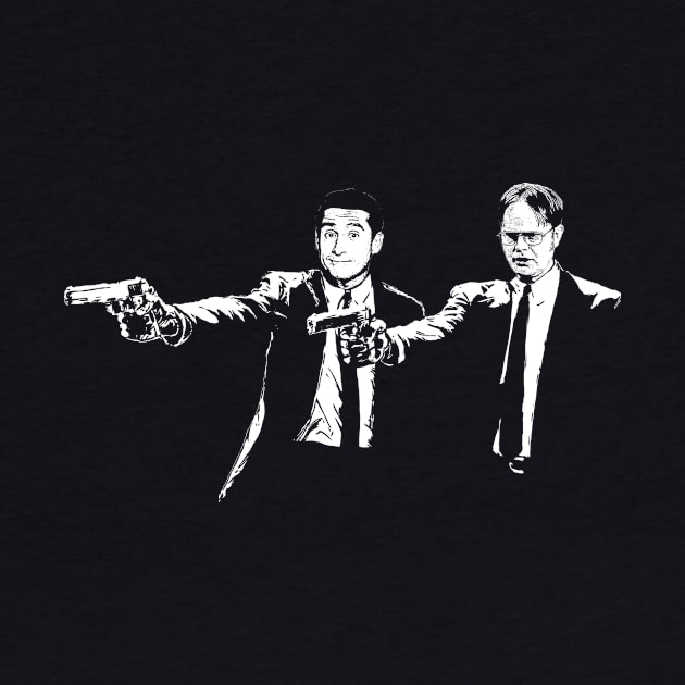 The Office US Dwight Michael Banksy Pulp Fiction by Bevatron